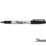 Marcador Sharpie permanente delgado negro