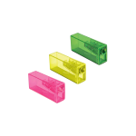 Sacapuntas Faber Castell con deposito Fluorescentes