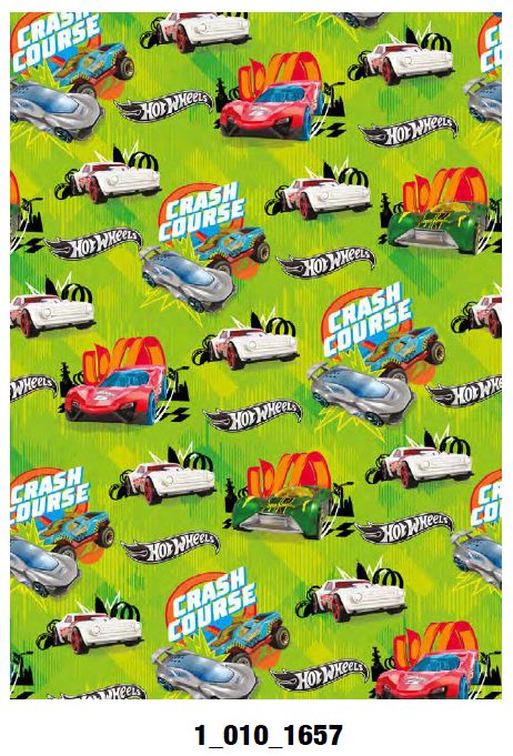 Papel de regalo Hot Wheels