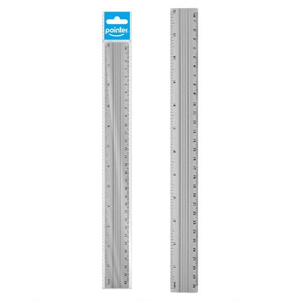 Regla 30 CM Metálica R-730-P Pointer