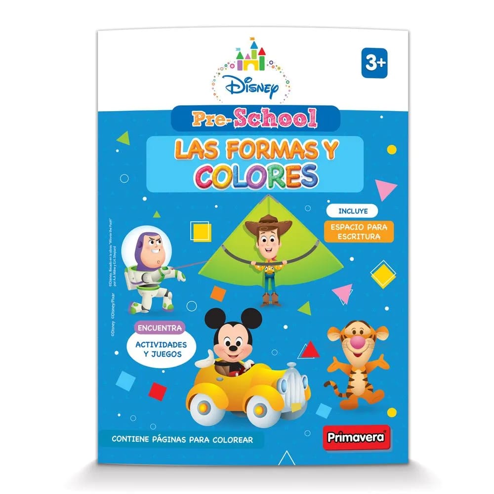 Libro de actividades Pre-School 3+ Disney