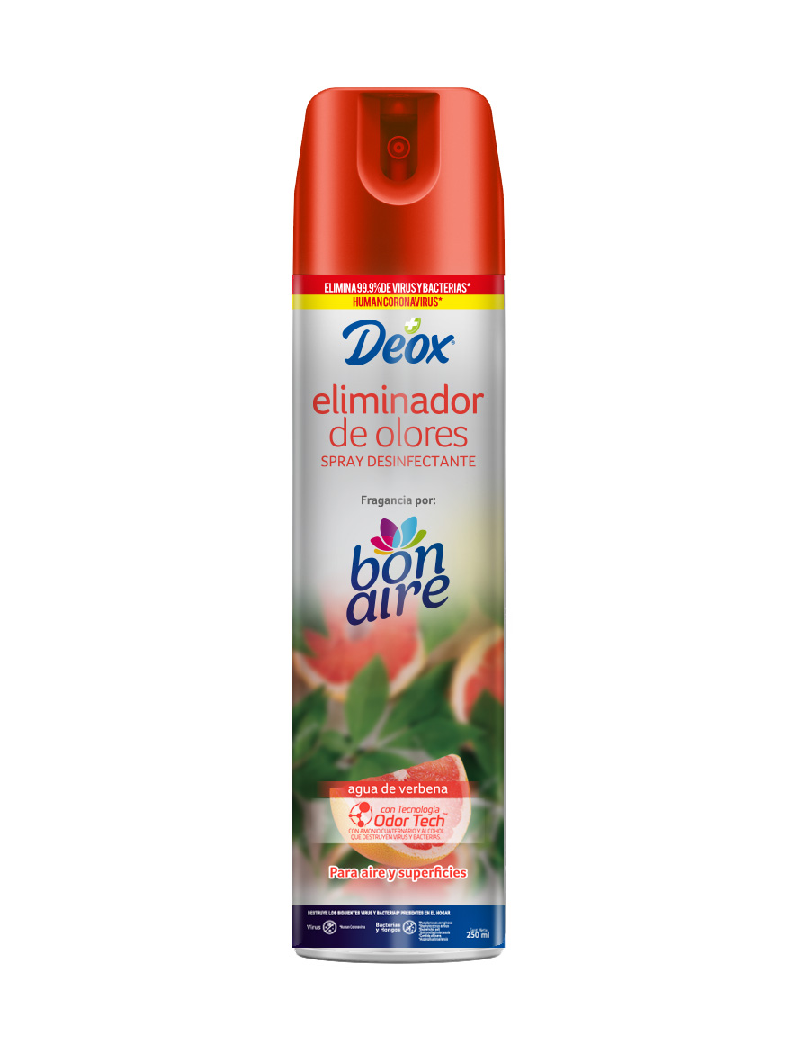 Eliminador de olores Deox mandarina y toronja