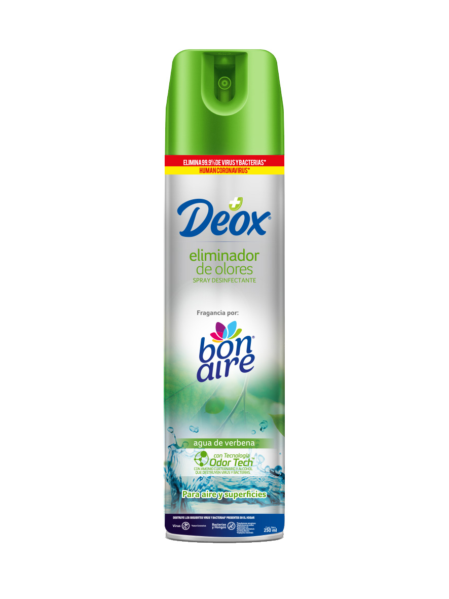 images Eliminador de olores Deox agua verbena 250ml - Imagen 1