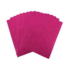 Fomi 4 Carta Fucsia Escarchado x 10 Unidades Linea Azul