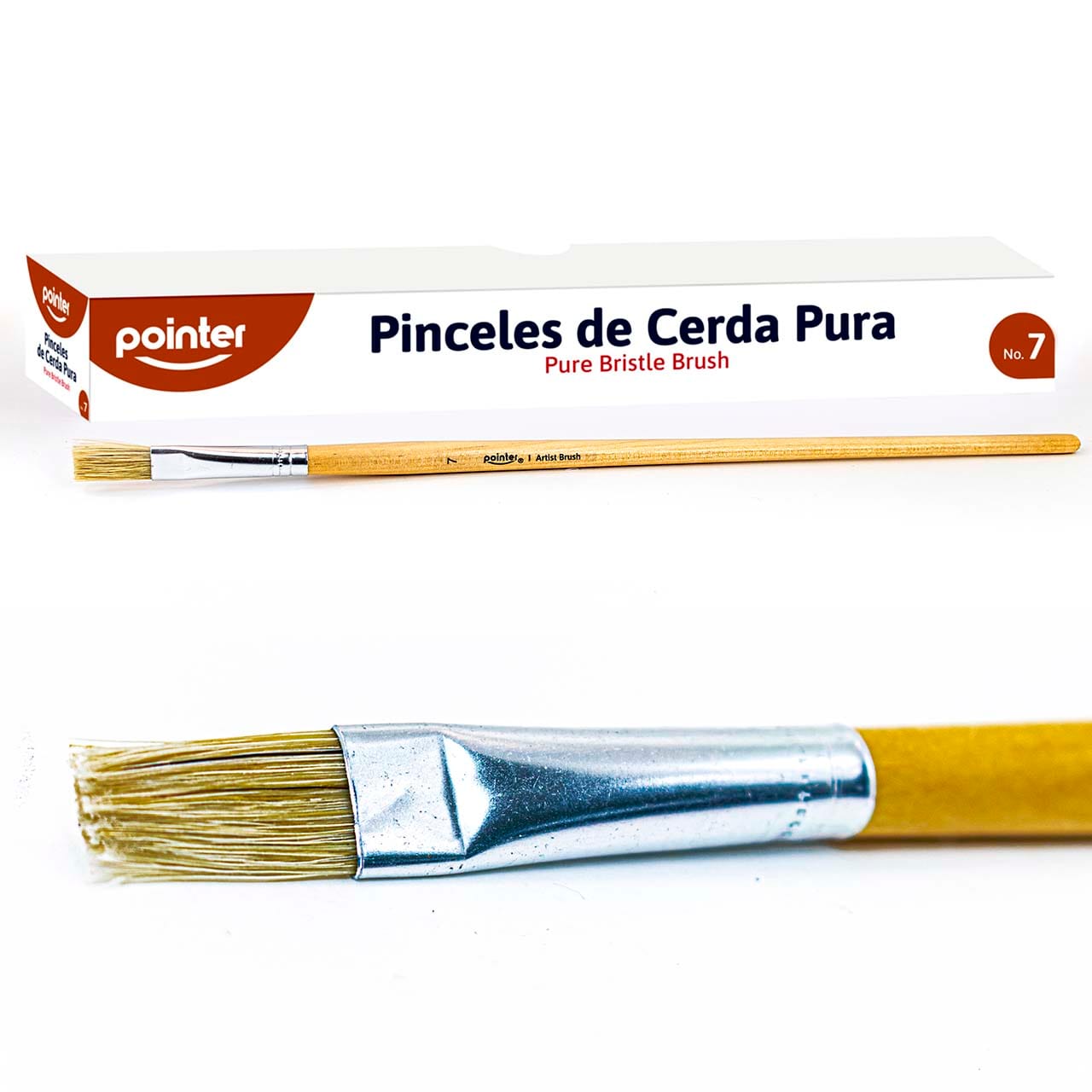 Pincel No. 07 plano Unidad Pointer