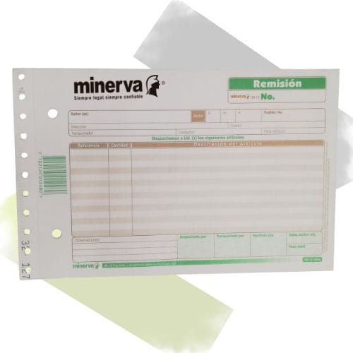 Talonario remisión 50 hojas Minerva