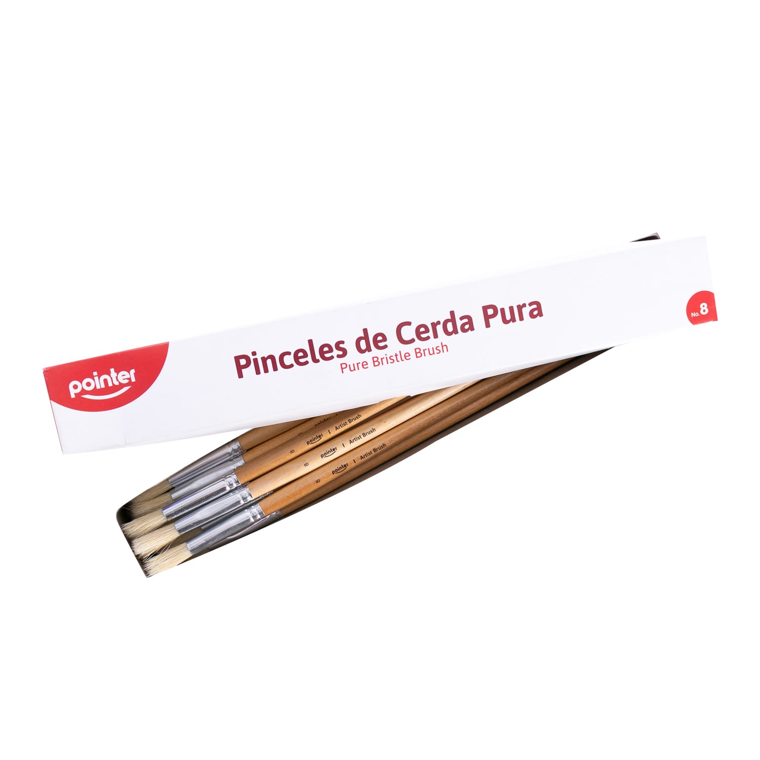 Pincel No. 08 redondo Unidad Pointer