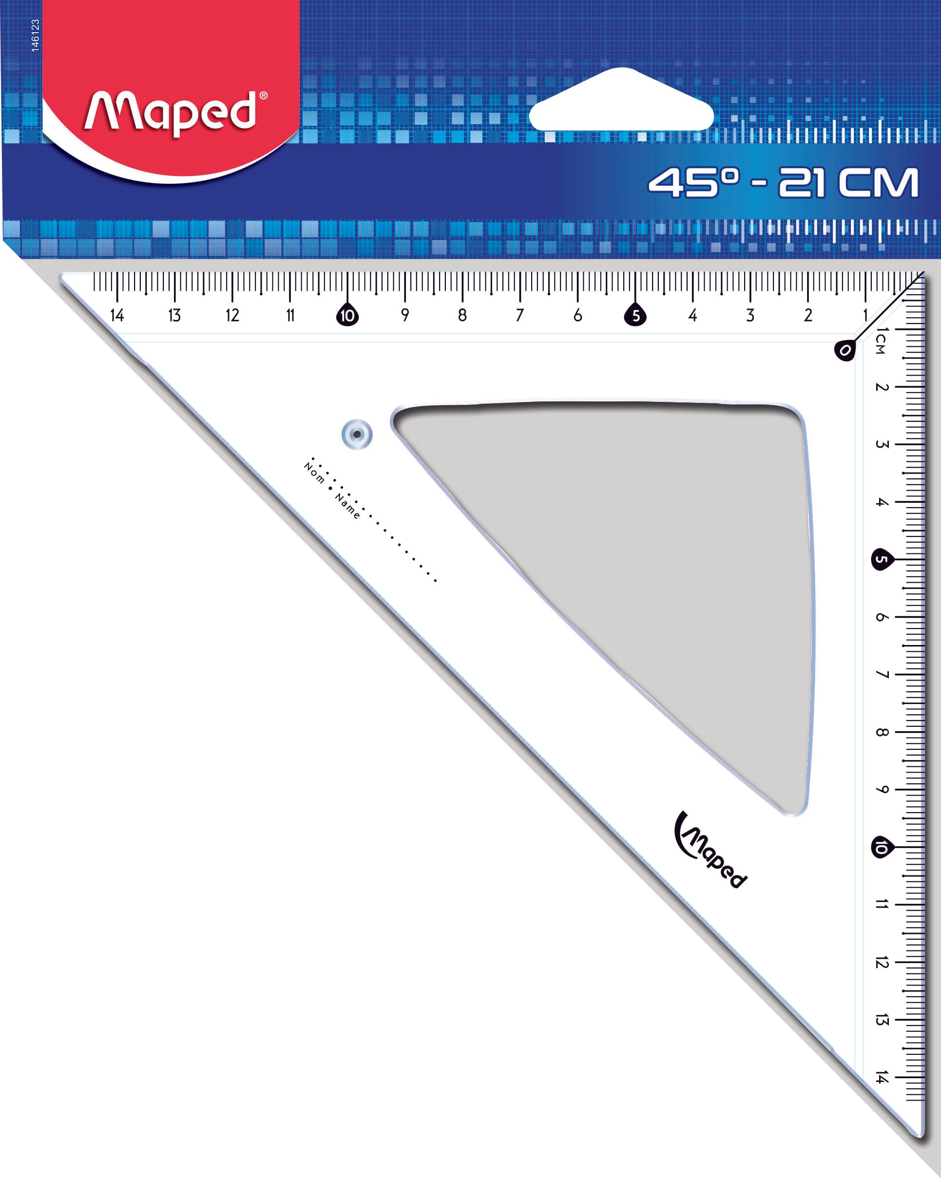 images Escuadra Maped 15cm 60° - Imagen 1
