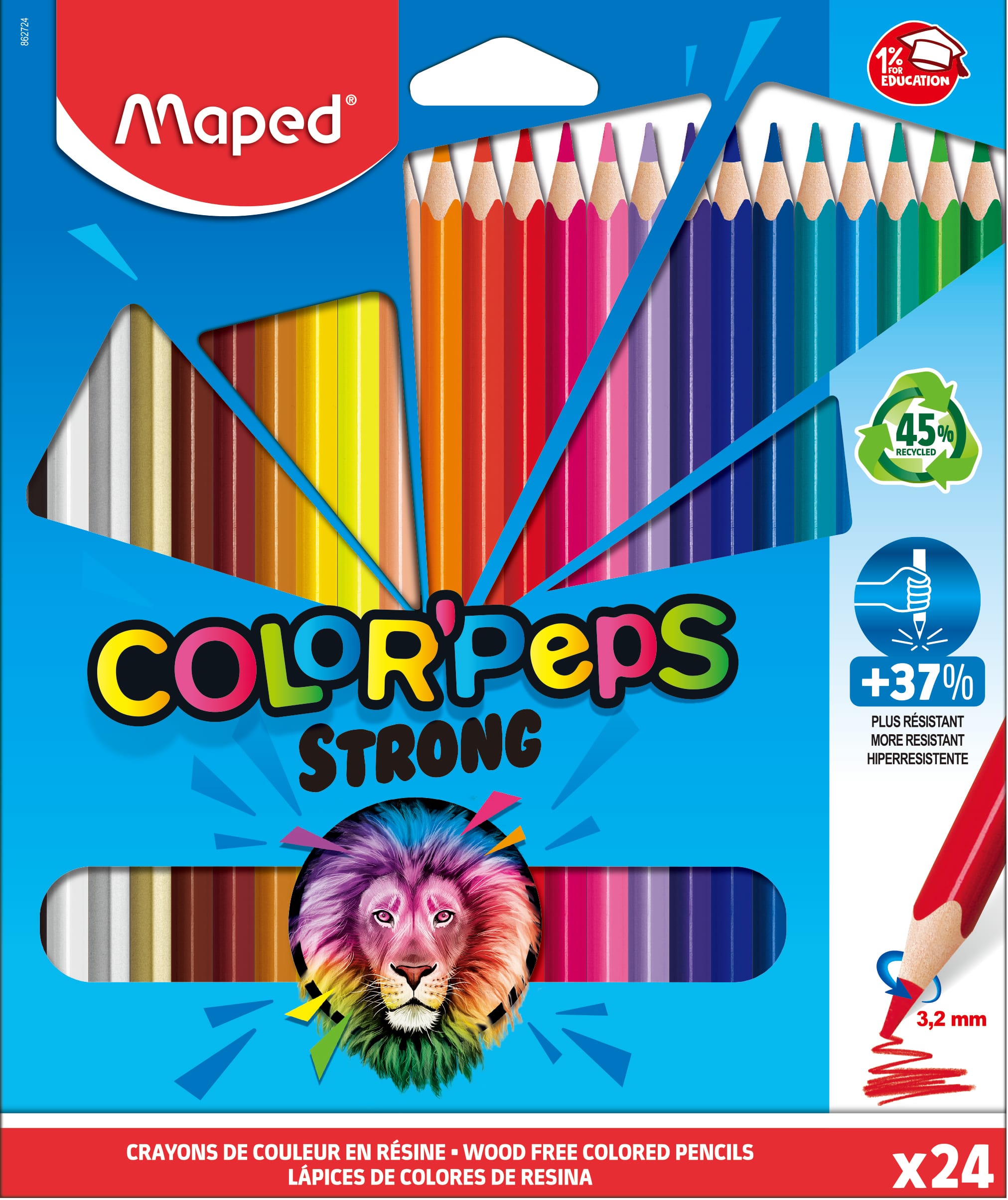 Colores Maped strong X24
