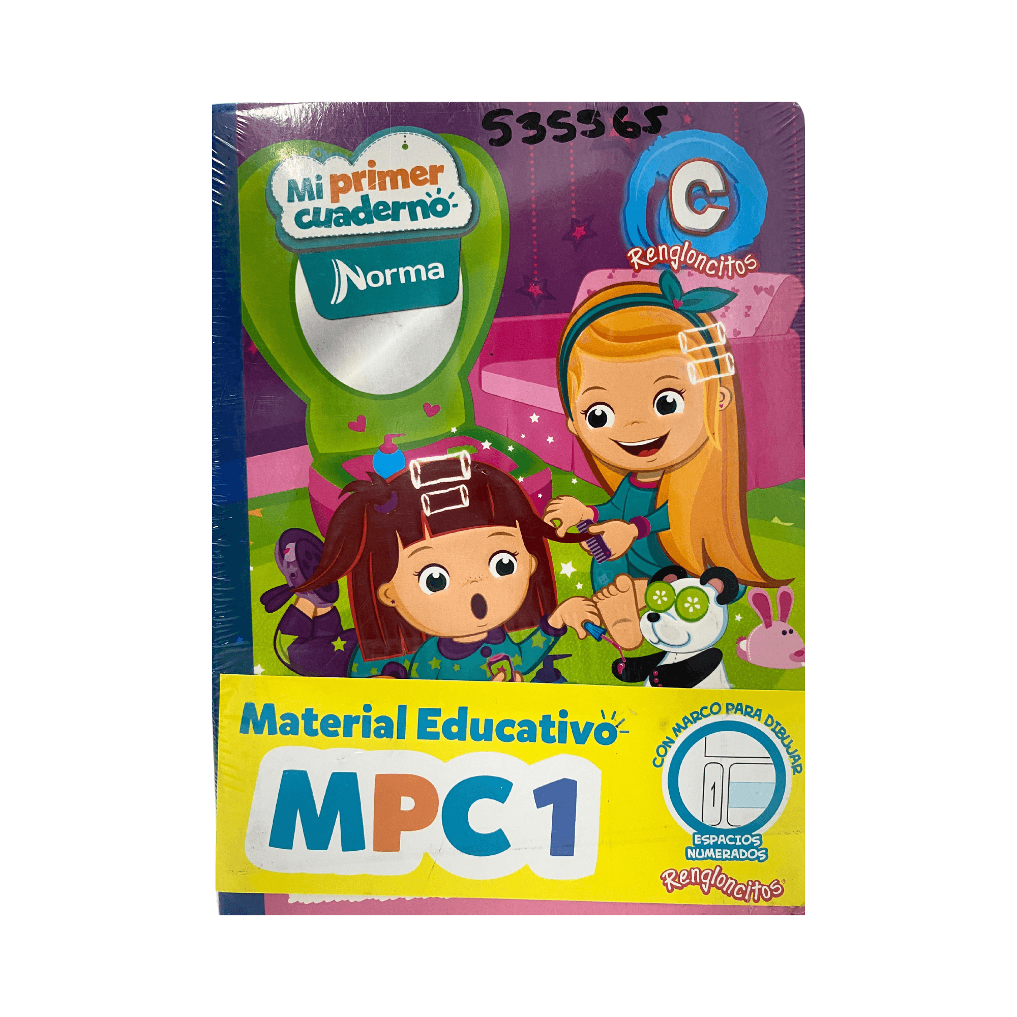 Cuaderno Norma cosido 100 Hojas cuadritos Mi Primer Cuaderno C doble linea