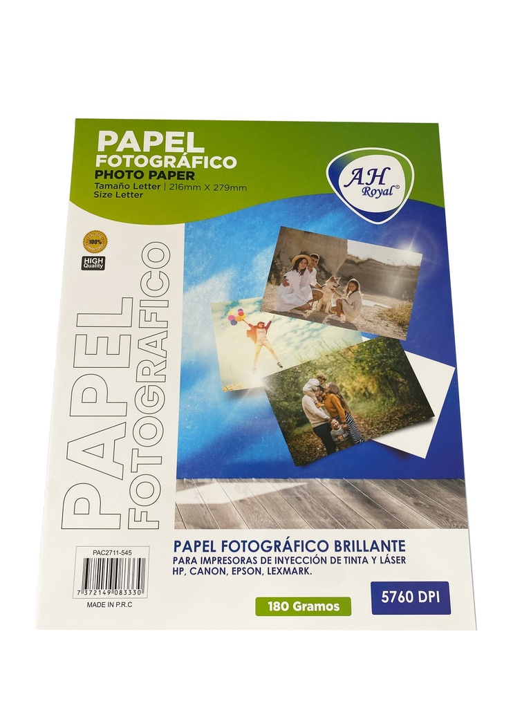 Papel Fotográfico AH Royal A4 SET 100 Hojas 135GR