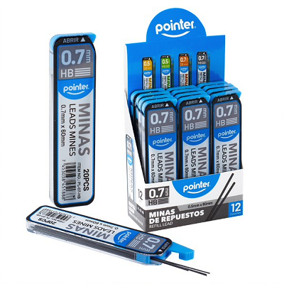 Minas 0.7mm HB Pointer X12 PL-07-HB