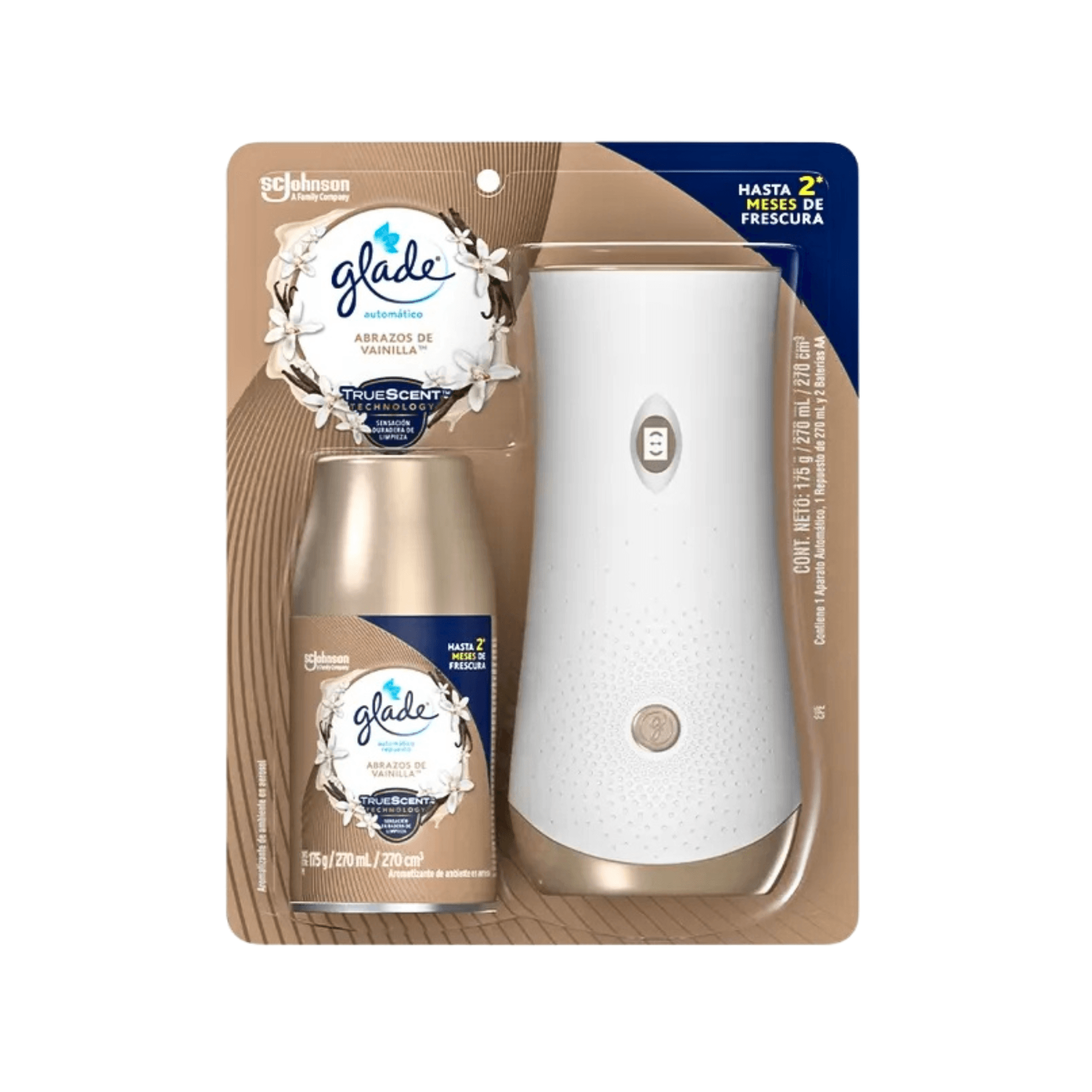 Ambientador Glade 175g Vainilla Coco Repuesto