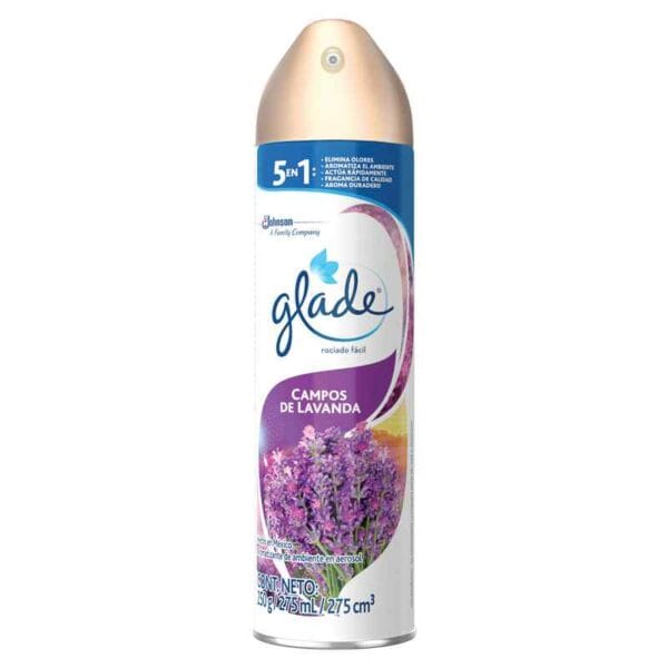 images Ambientador Glade Aerosol 245Gr Lavanda - Imagen 1