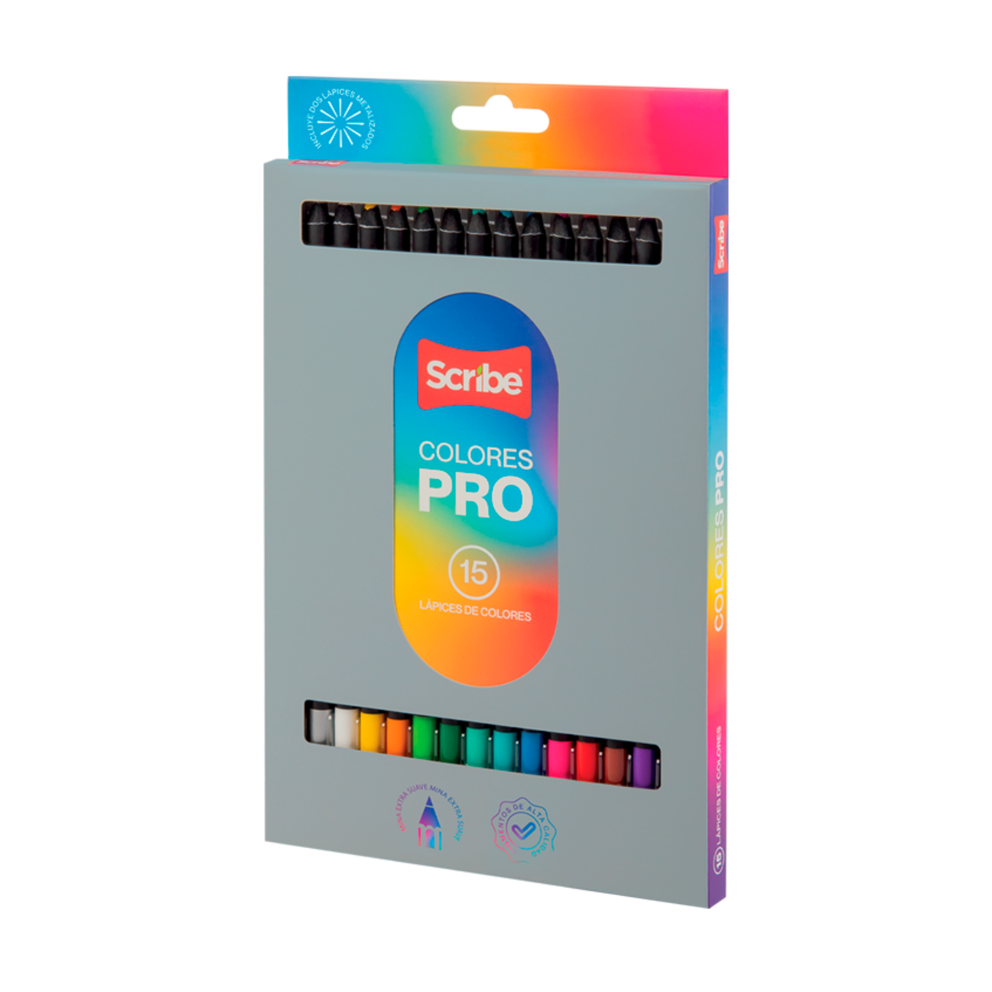 Colores Scribe Pro Redondos X15