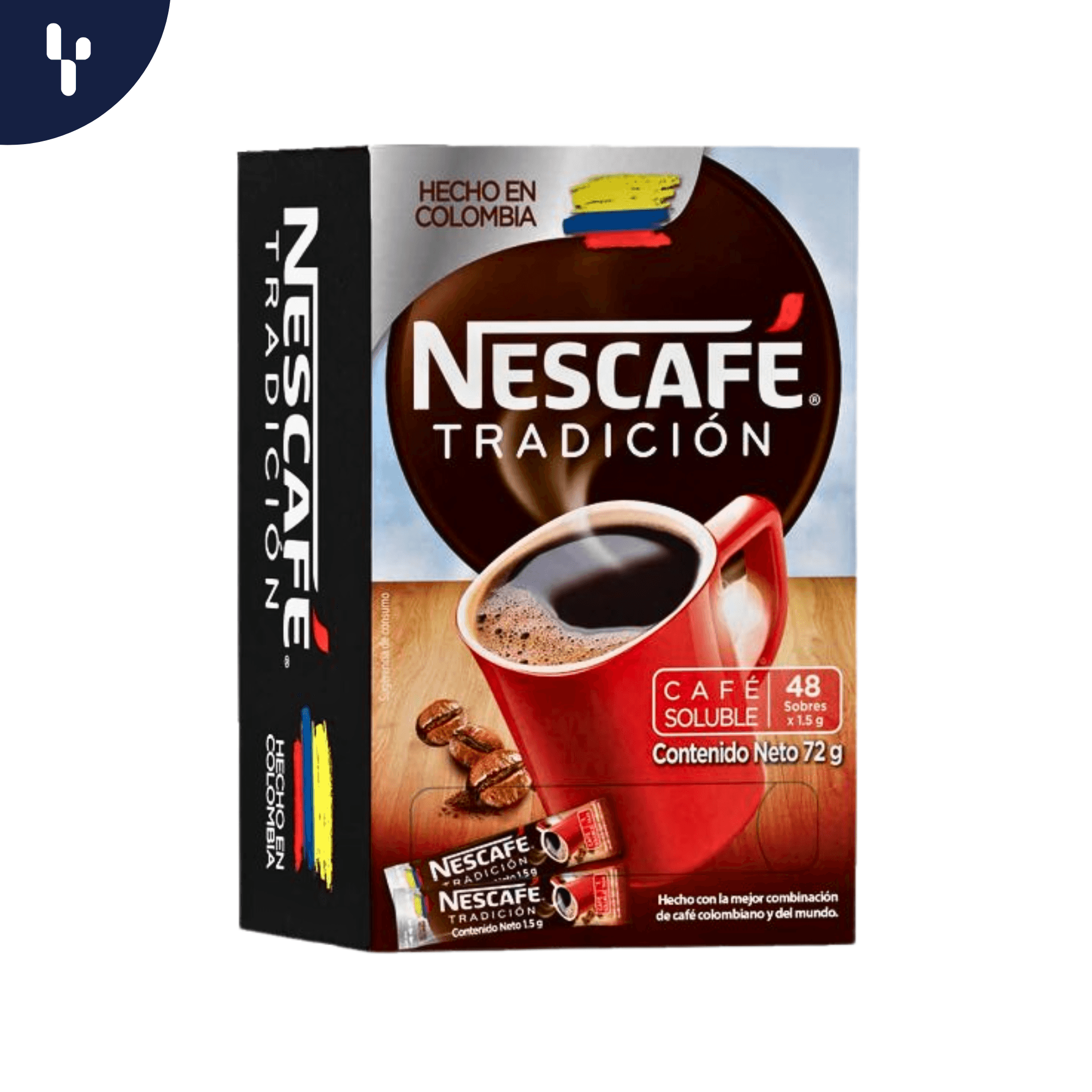 images Café 1.5grs s 48 sobres Nescafé - Imagen 1