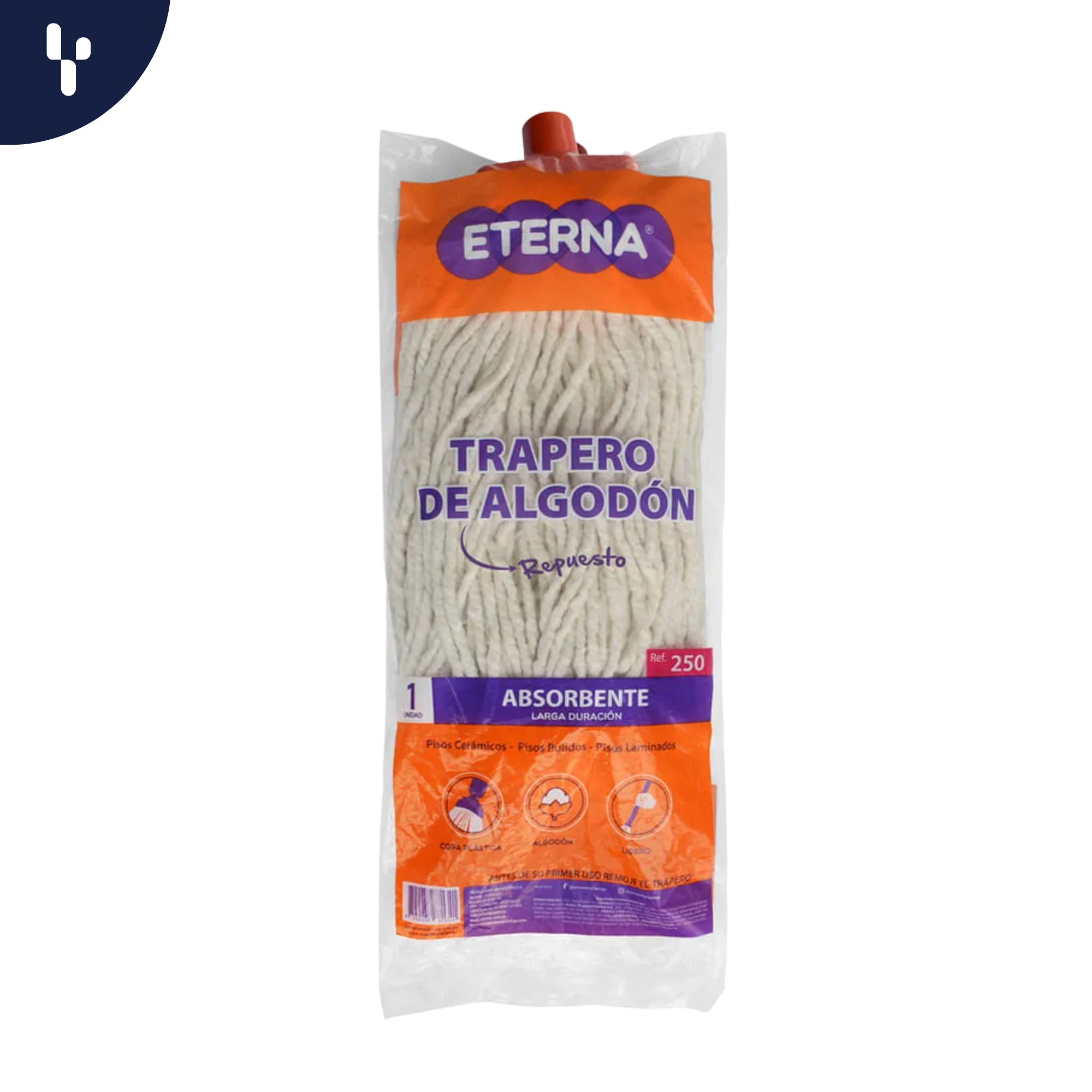Repuesto de Trapera Eterna cn Acople 250Gr 