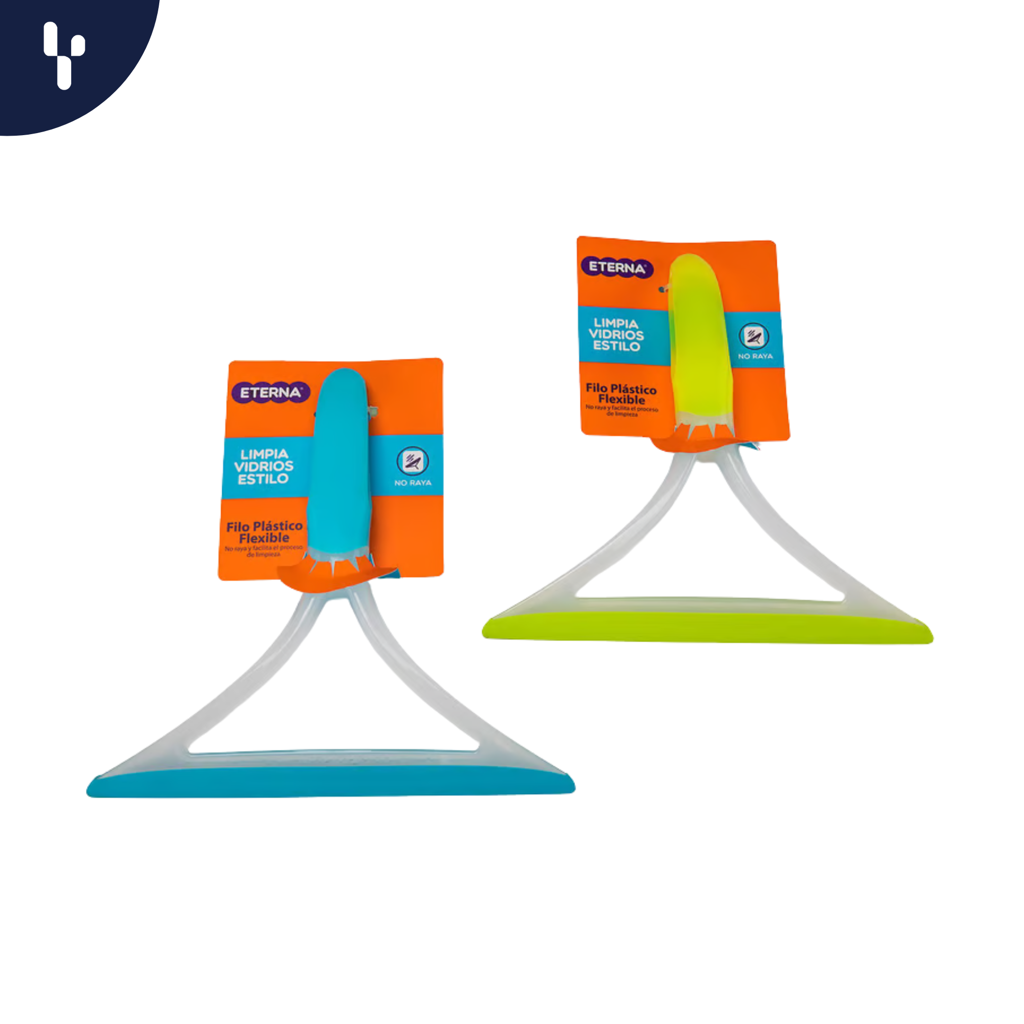Limpia Vidrio Eterna Triangular con Mango 4cm   