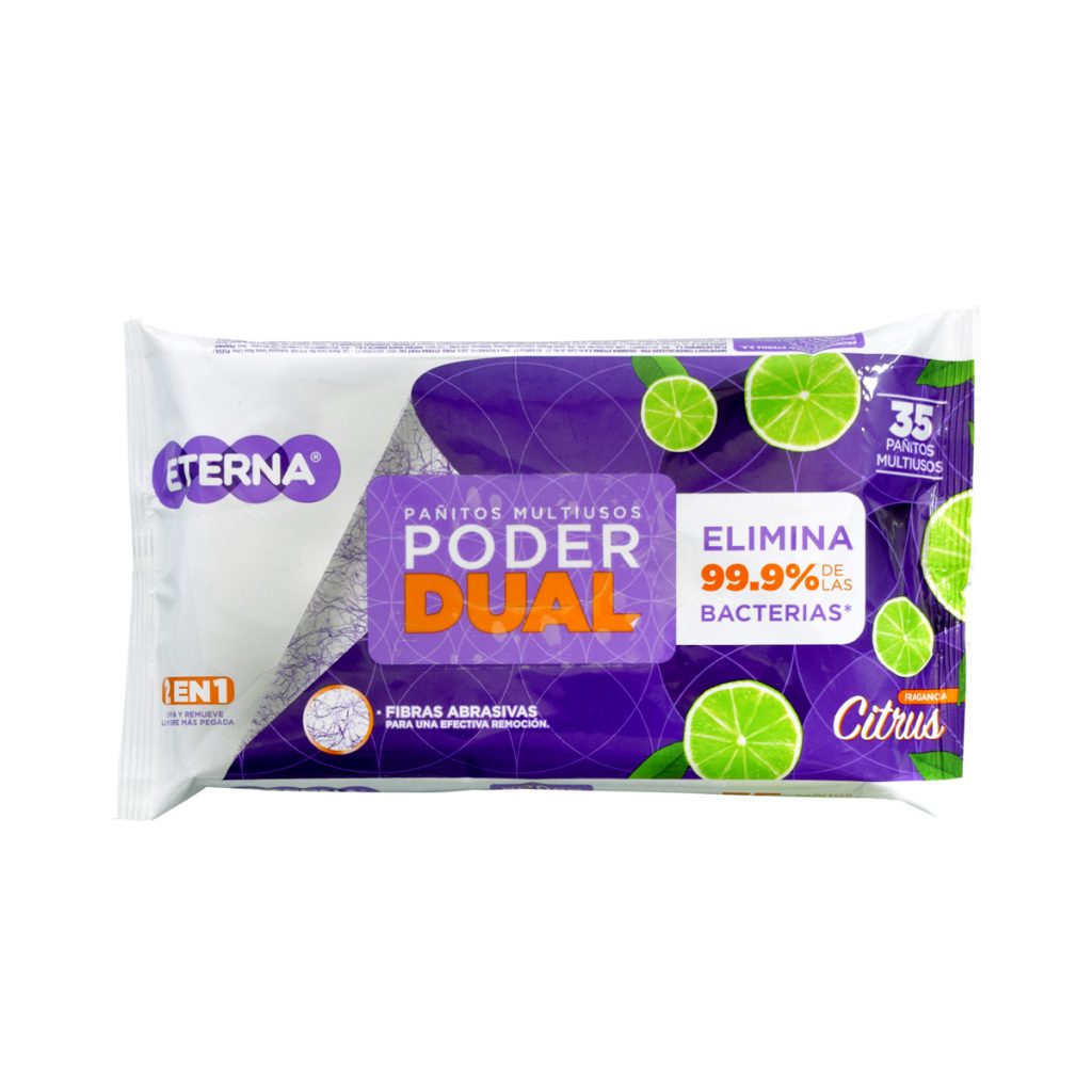 Toallitas Humedas Eterna Multiusos Citrus x35und