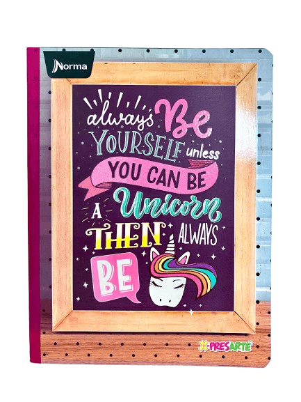 Cuaderno Cosido X-presarte 100H Grande Cuadriculado Femenino