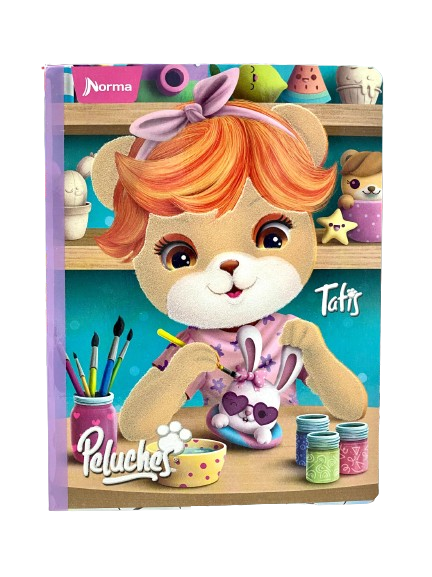 Cuaderno Cosido Peluches Norma 100H Grande Línea corriente Femenino
