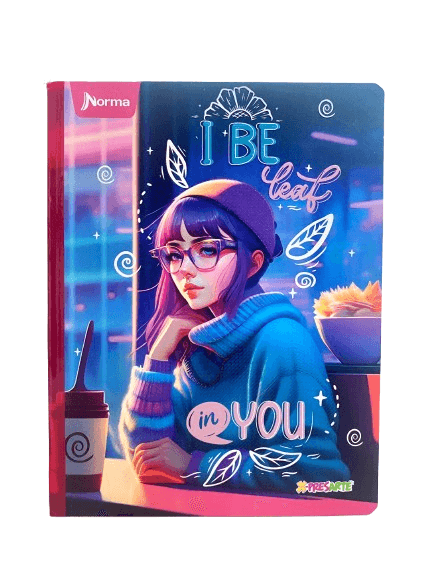 Cuaderno Cosido X-presarte 100H Grande Cuadriculado Femenino