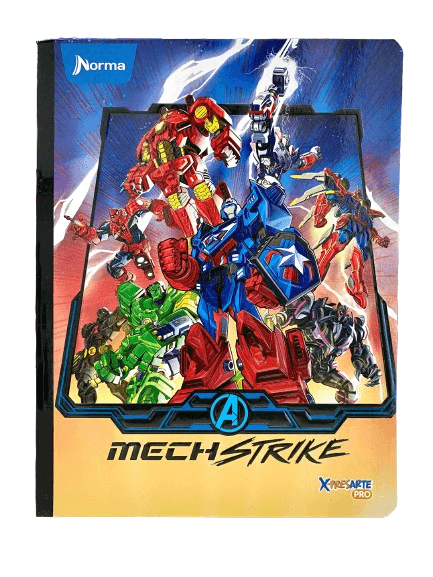 Cuaderno Cosido Norma Avengers 100H Línea corriente Masculino