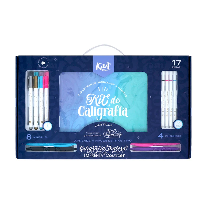 Kit de caligrafía Kiut by Naty Valencia
