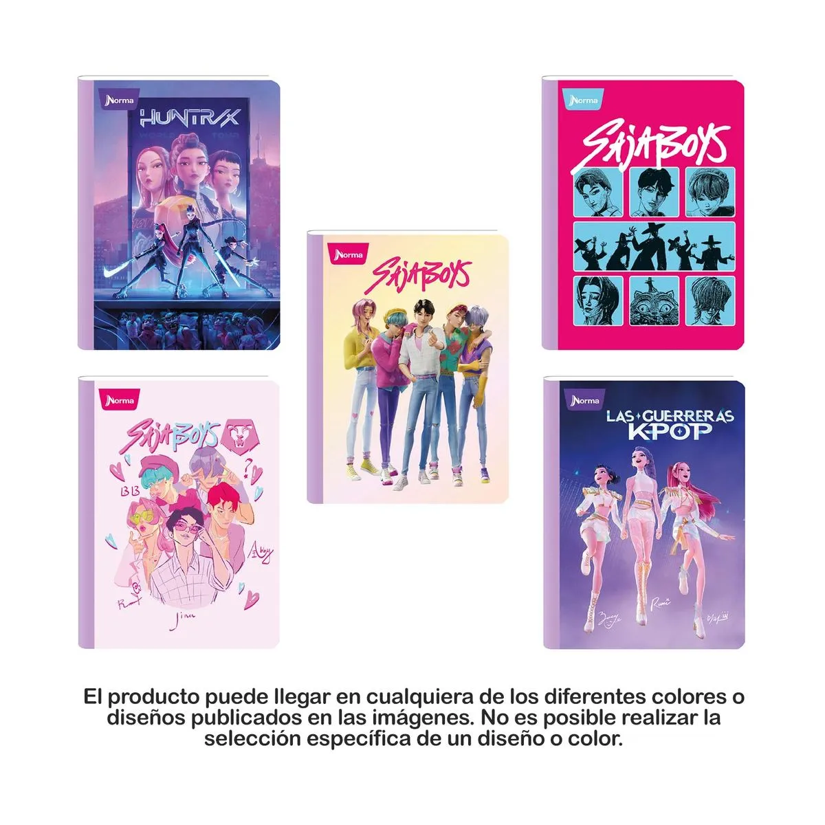 Cuaderno cosido 100 con rayas Hojas Guerreras KPOP 