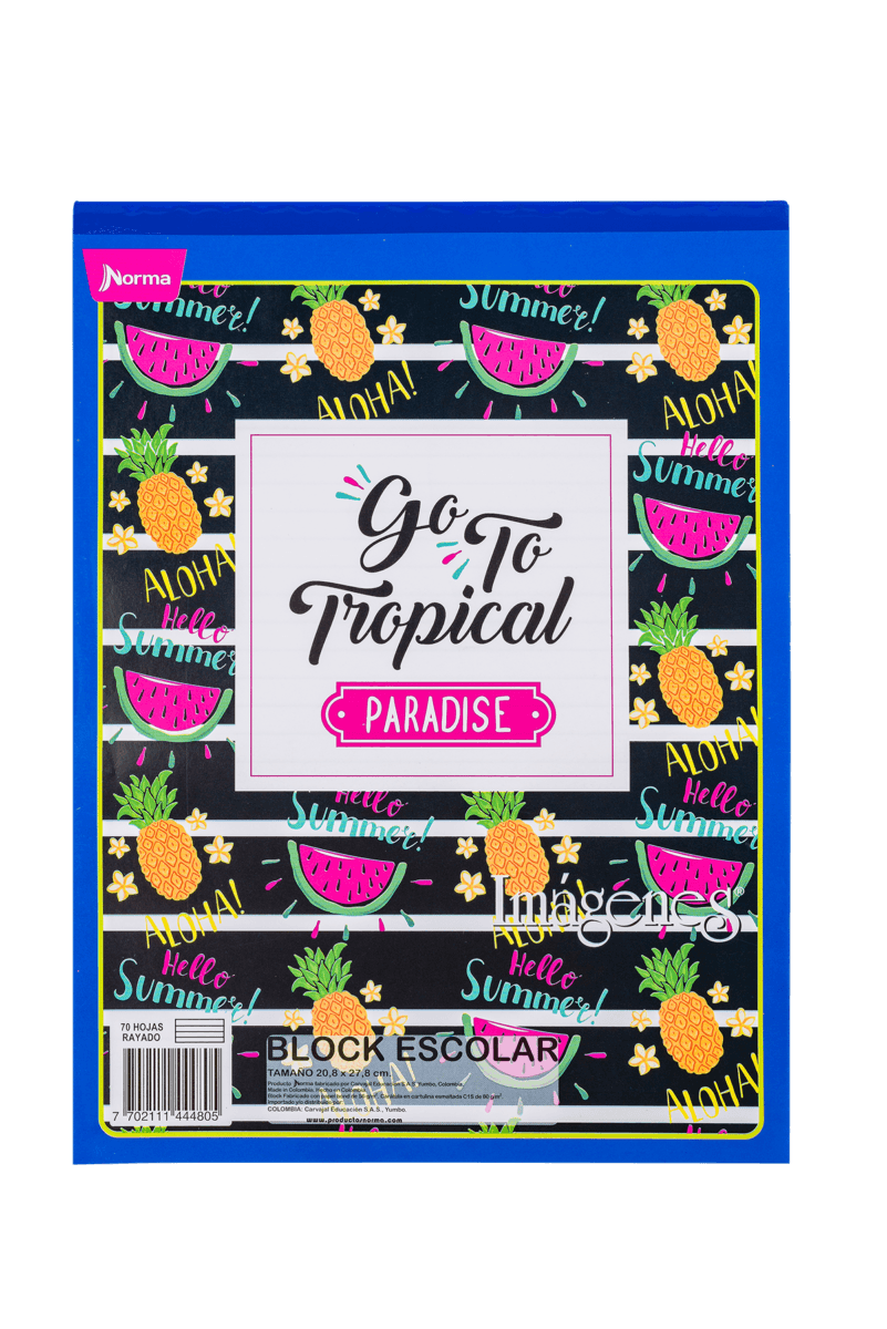 Block carta con rayas x 70 Hojas Imágenes