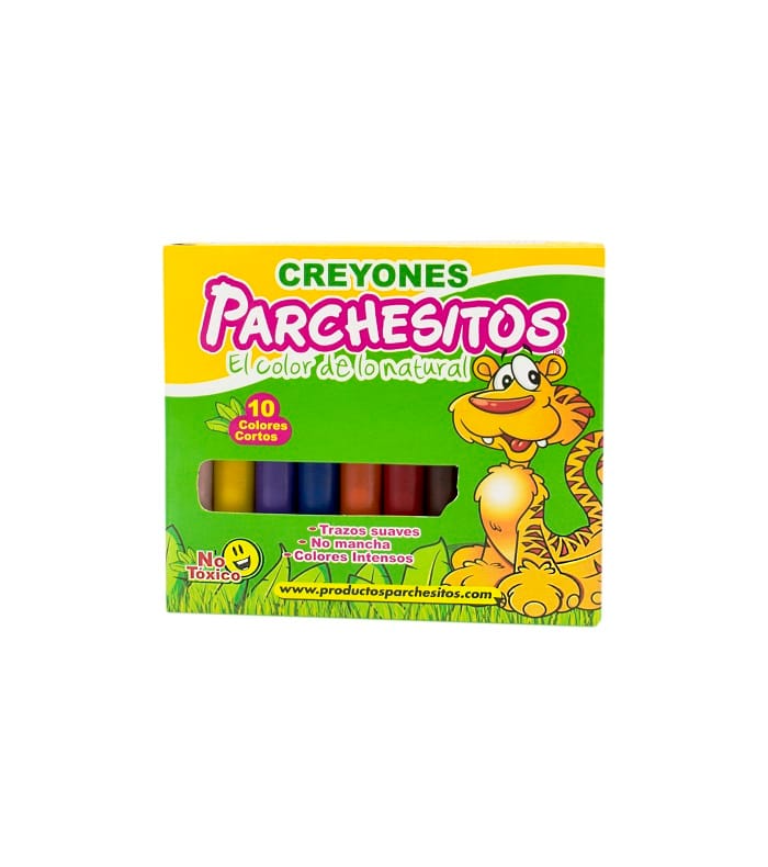 Creyones x 10 unidades delgados Parchesitos