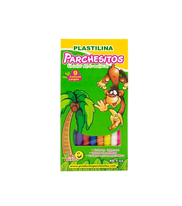 Plastilina Parchesitos larga X9