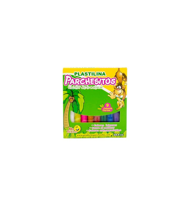 Plastilina Parchesitos corta X9