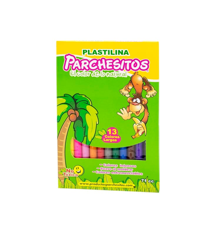 Plastilina Parchesitos larga X13