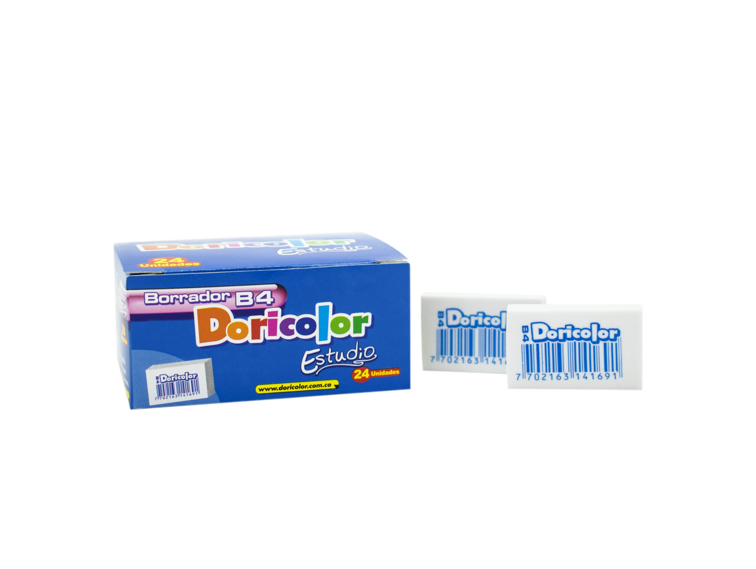 Borrador blanco nata x unidad B4 mediano Doricolor