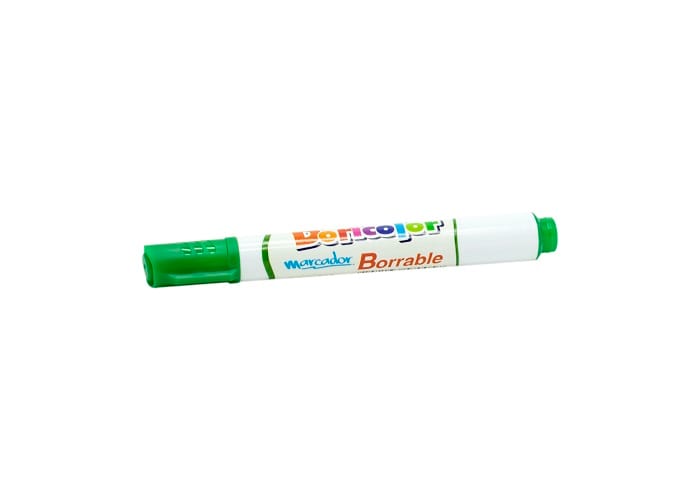 Marcador Doricolor borrable verde