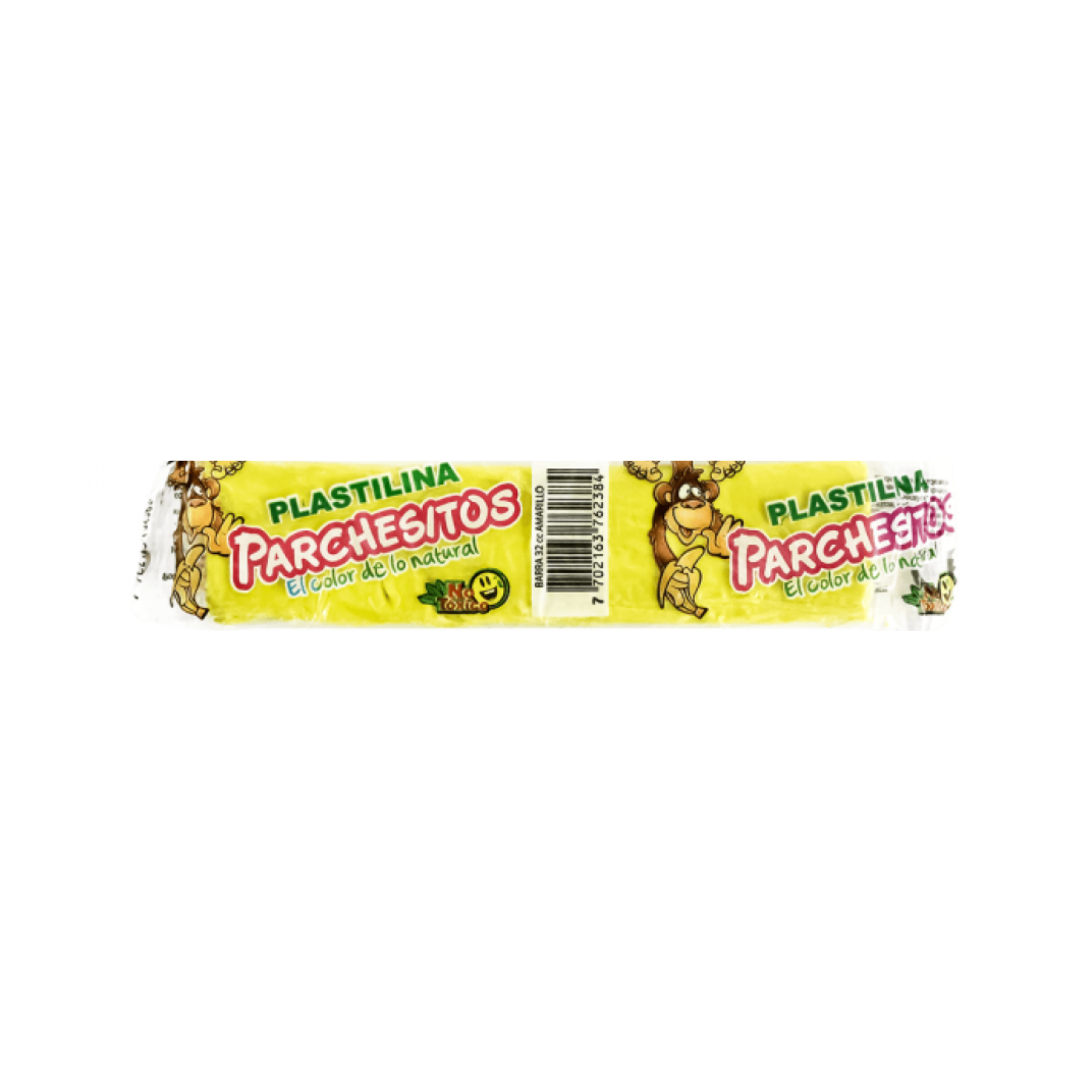 Plastilina Parchesitos Barra 32CC Amarilla