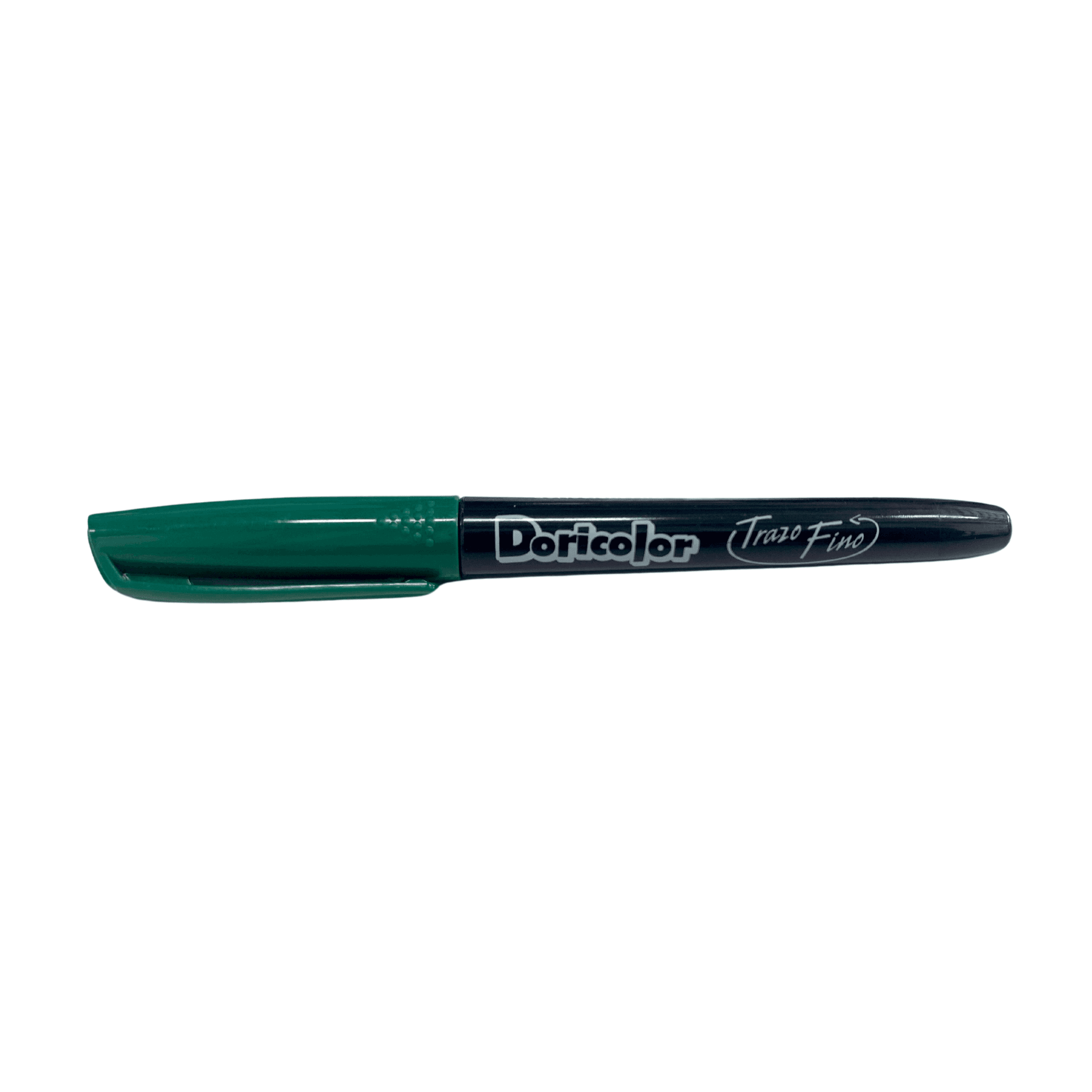 Marcador Doricolor Delgado Permanente Verde Trazo Fino