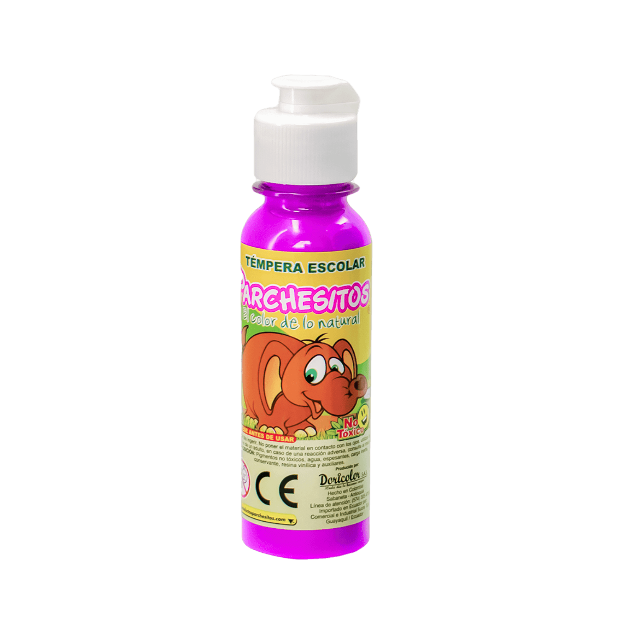 Témperas Parchesitos Fucsia Neón 120CC