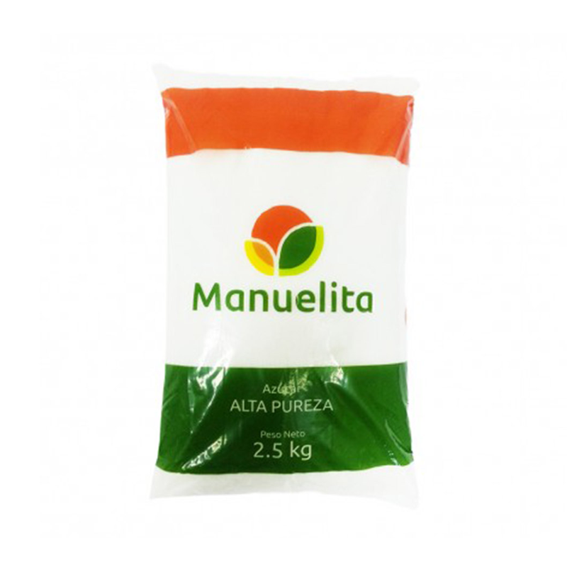 Azúcar Manuelita 2.500 grs Blanca