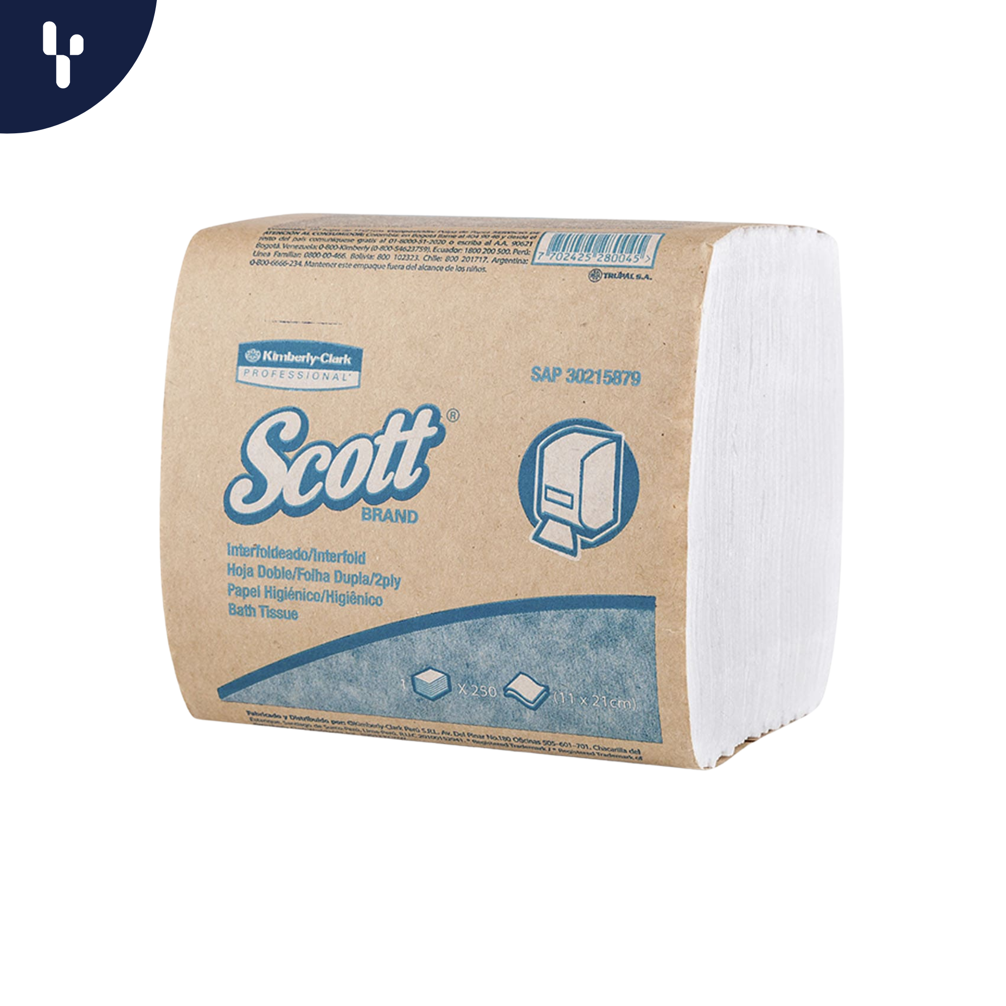 Papel Higiénico Scott Blancop X250Hojas Bulkpack 