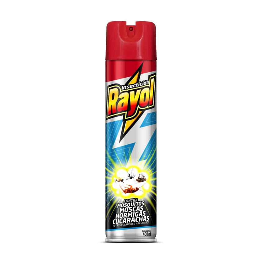 Insecticida Rayol Spray contra rastreros cucarachas y hormigas 400ml
