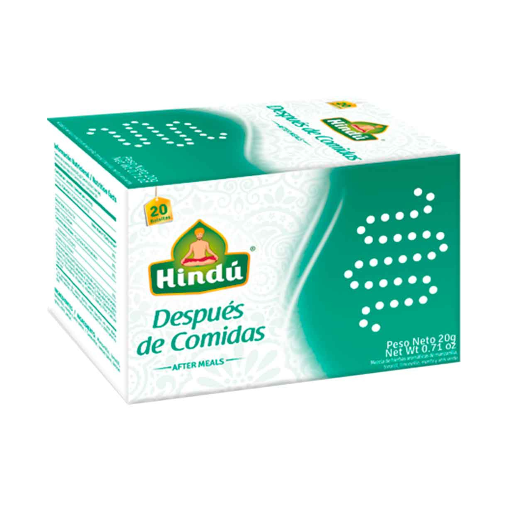 Aromática Hindú Después de comidas X20 