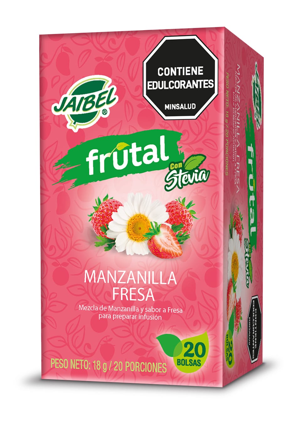 Aromática Jaibel Frutal Manzanilla-Fresa X20