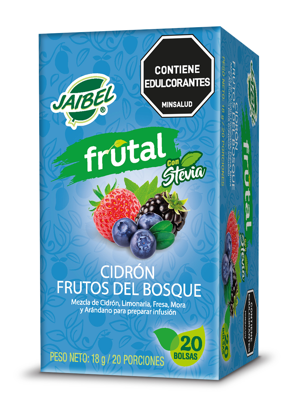 Aromática Jaibel Frutal frutos del bosque X20 