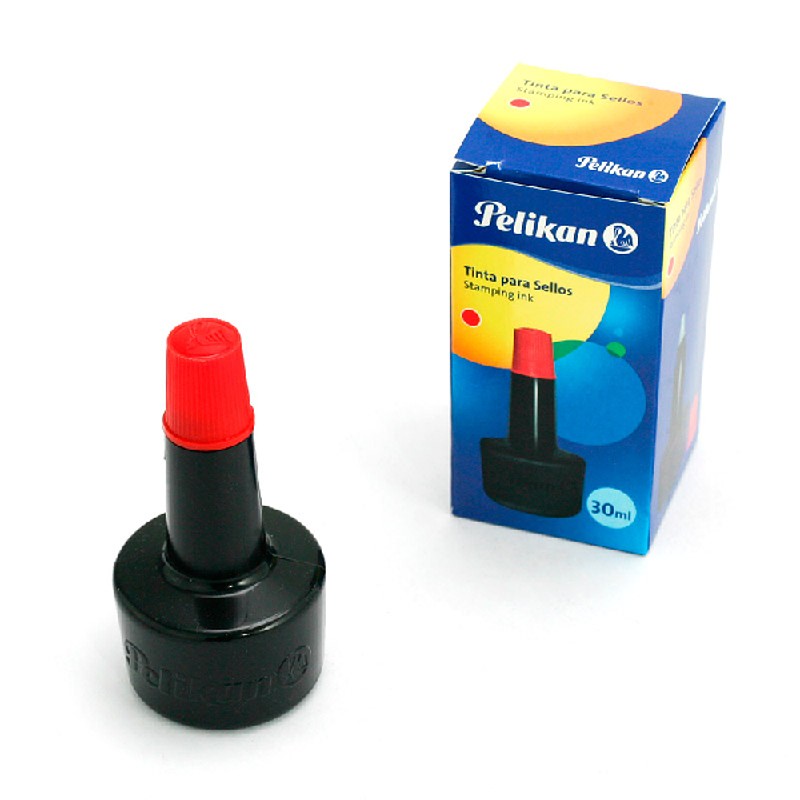 Tinta Sello Rojas 30ml Pelikan