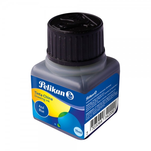 Tinta China Azul 15ml Pelikan