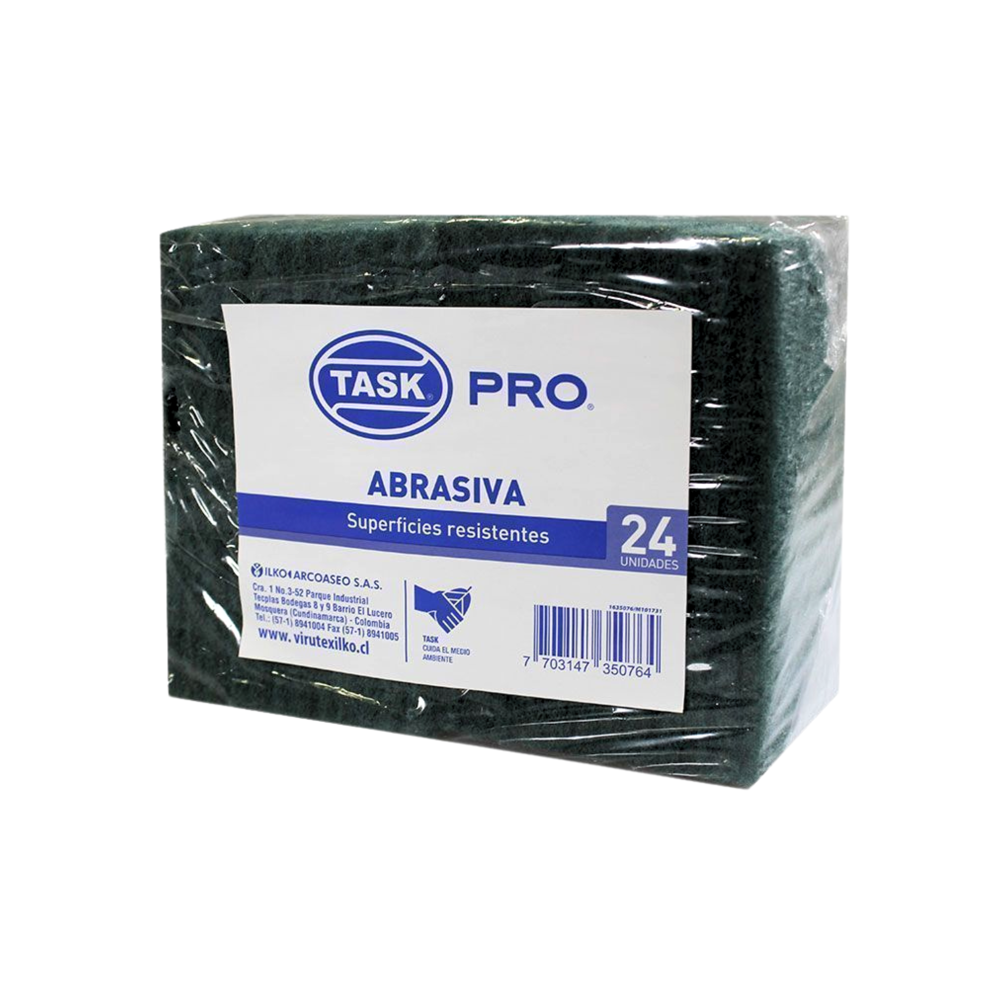 Esponja Abrasiva Task Sabra Verde 