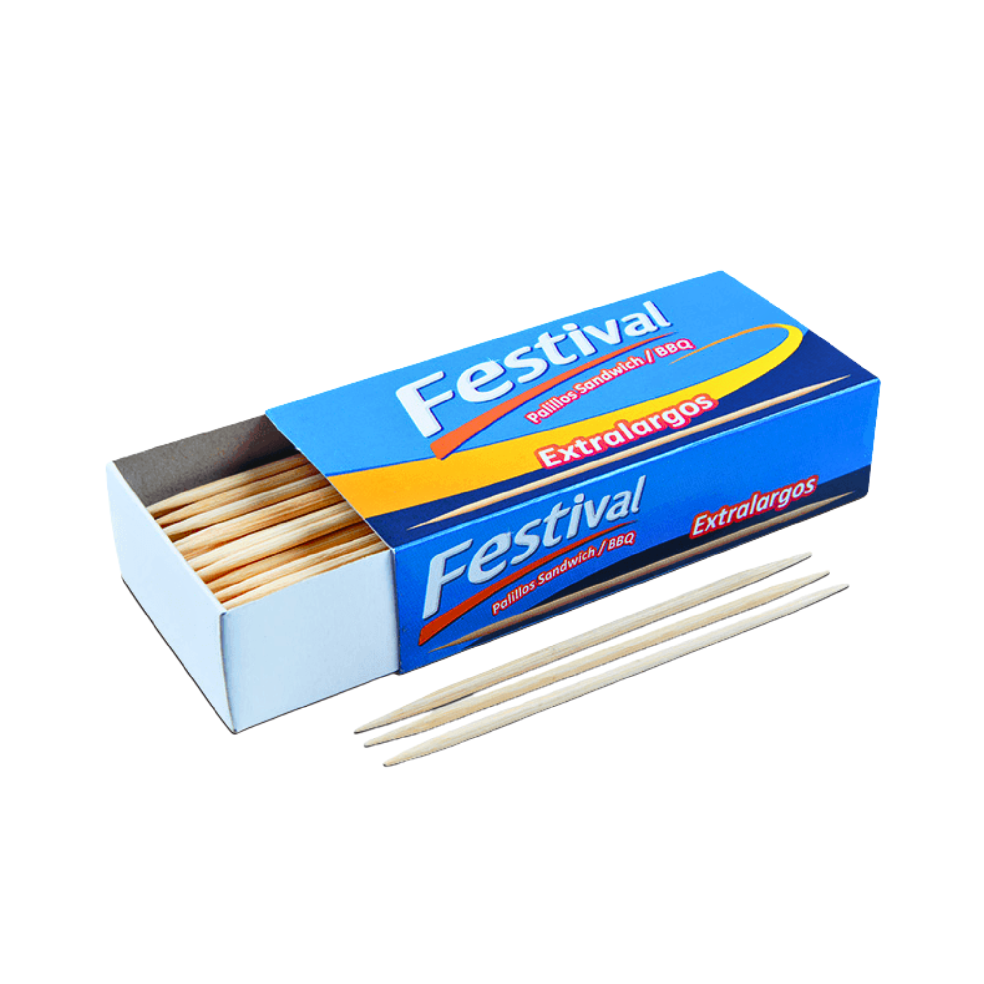 Palillos Festival de Bamboo Extra Largos X120