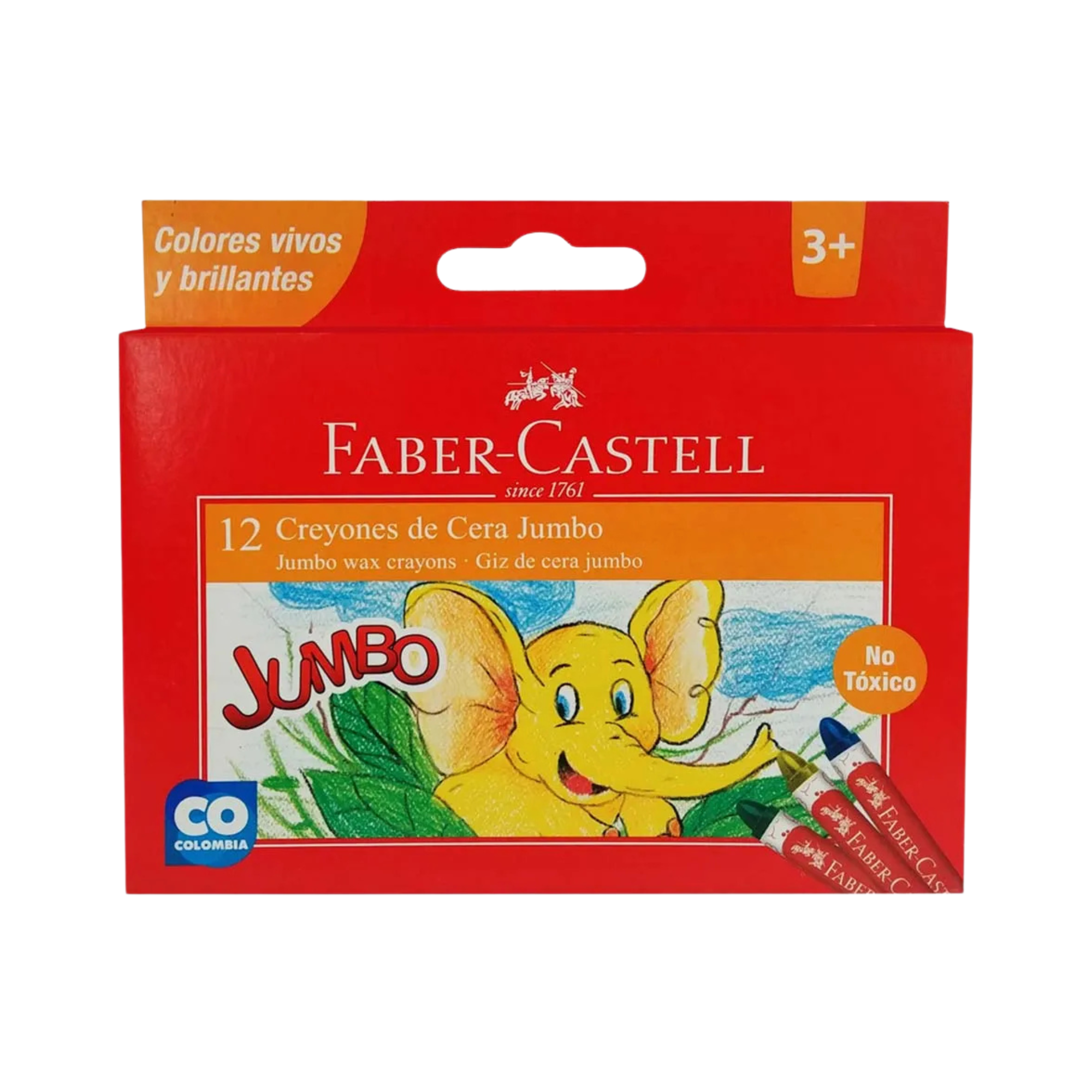 Creyones Faber Castell Jumbo X12 